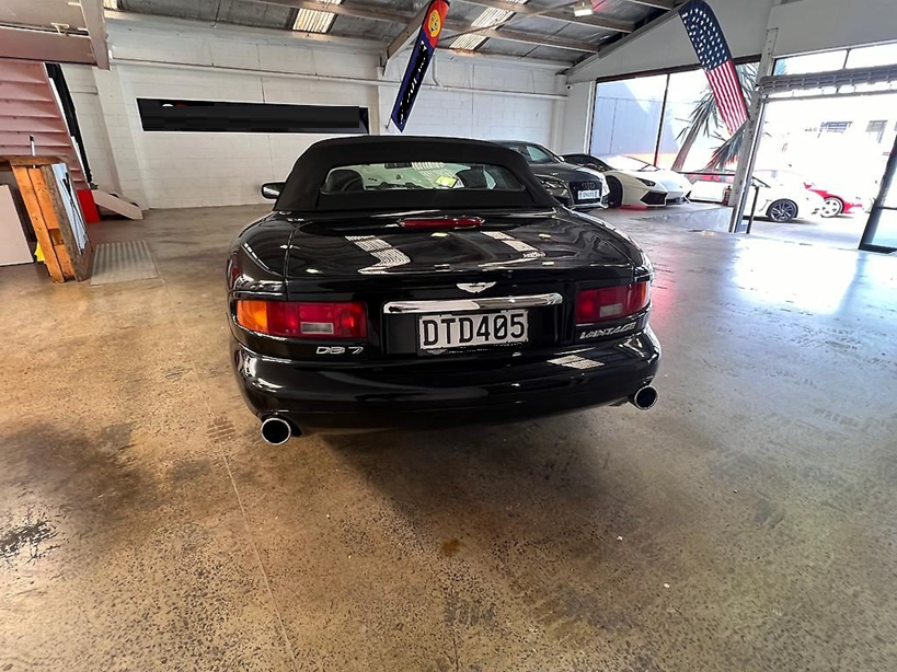 2002 Aston Martin DB7 Vantage Cabrio Black Convertible, Sport