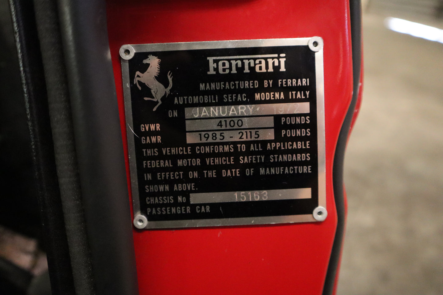 1972 Ferrari Daytona 365 GTB/4