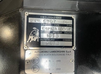1974 Lamborghini Espada