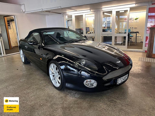 2002 Aston Martin DB7 Vantage Cabrio Black Convertible, Sport