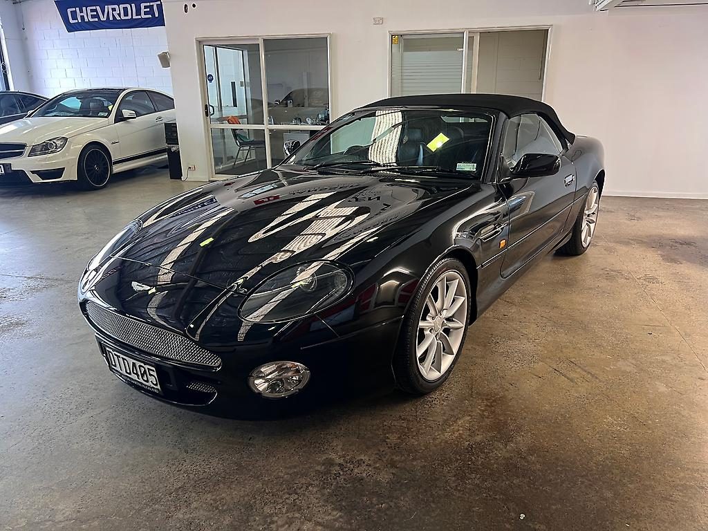 2002 Aston Martin DB7 Vantage Cabrio Black Convertible, Sport