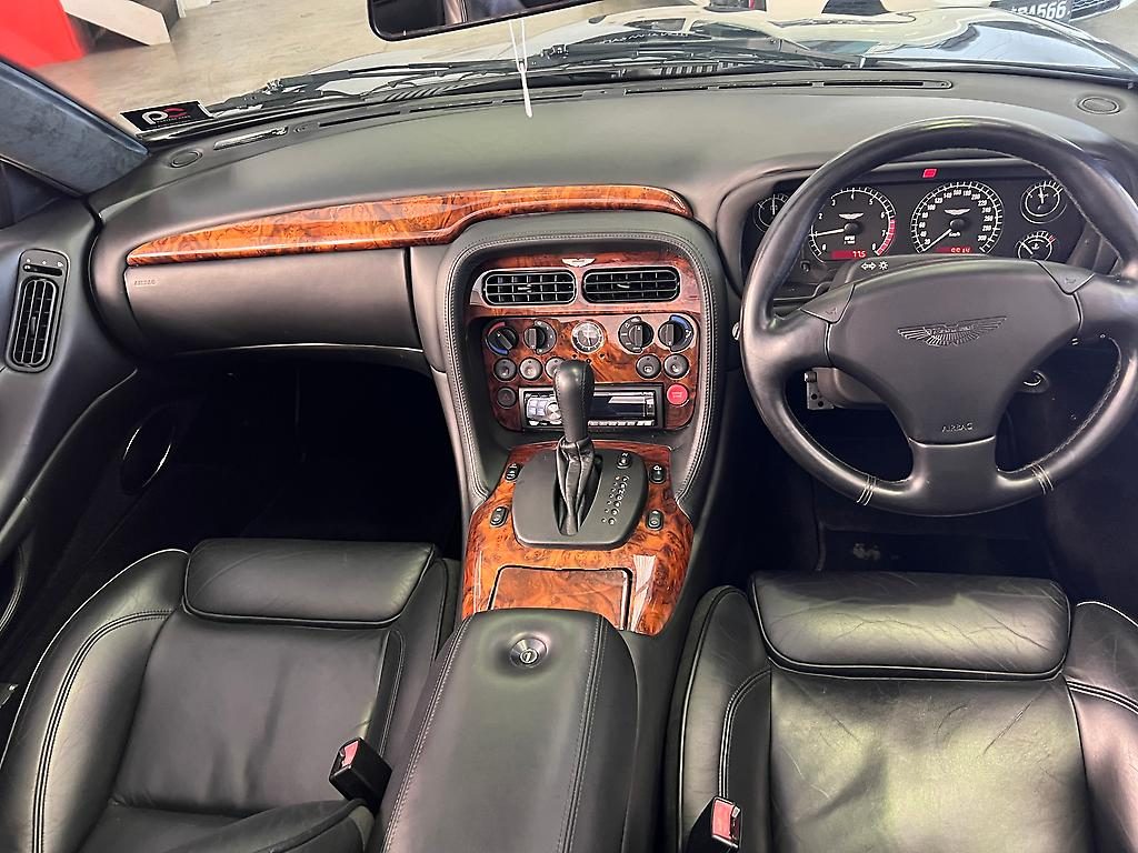 2002 Aston Martin DB7 Vantage Cabrio Black Convertible, Sport