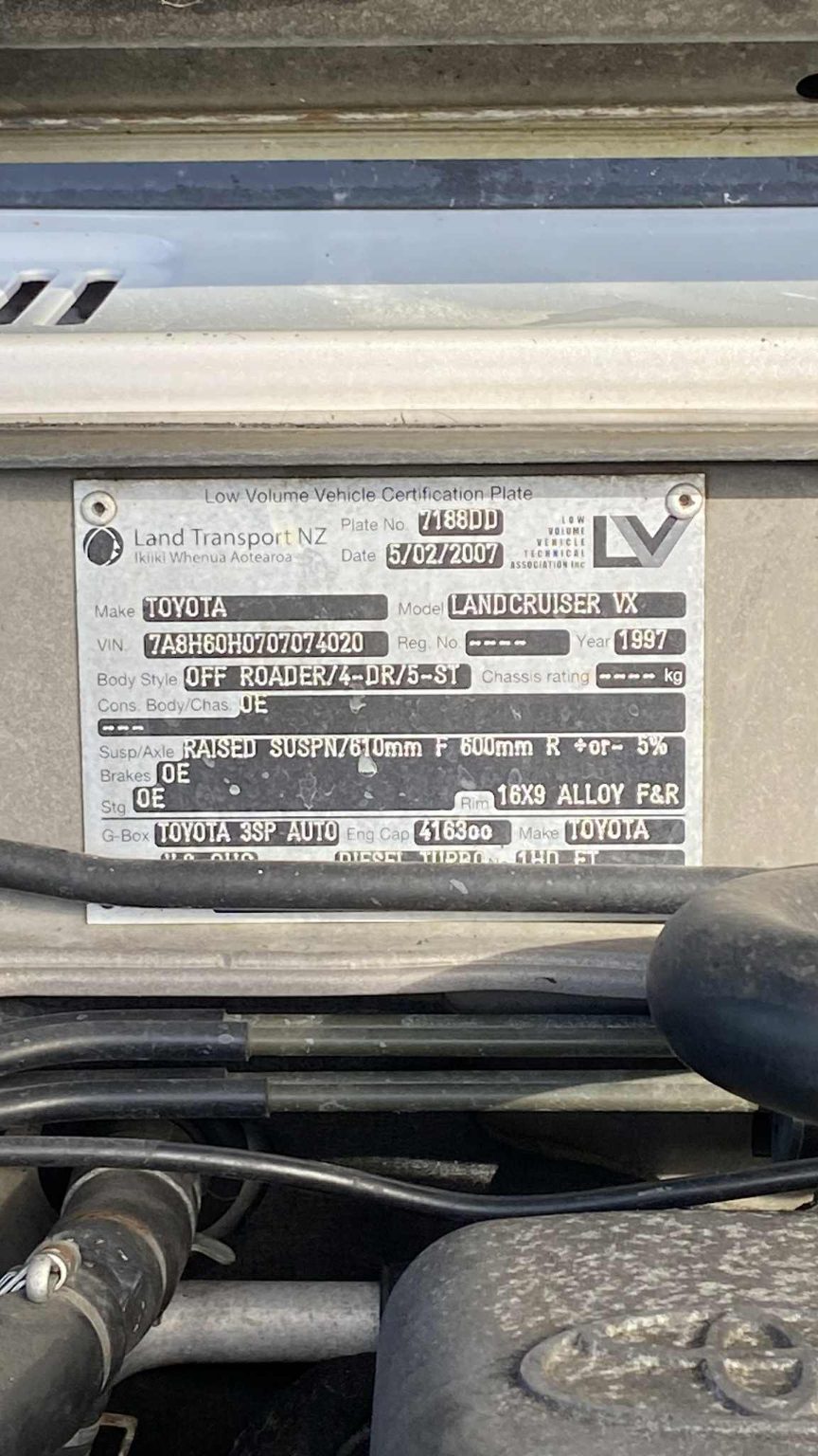 1997 Toyota Land Cruiser Vx Limited