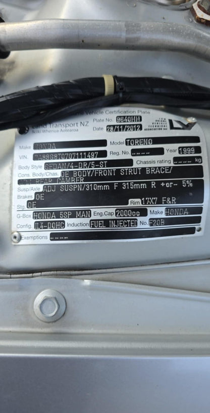 1999 Honda Torneo