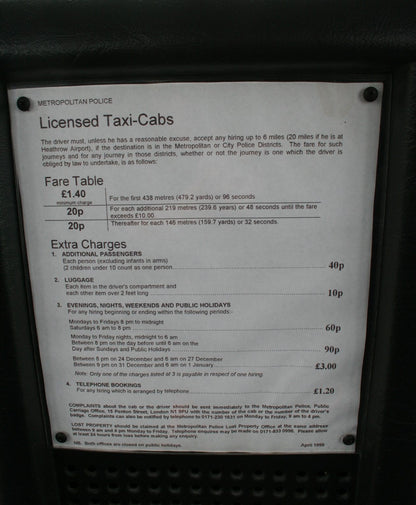 1985 Austin London Taxi