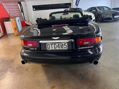 2002 Aston Martin DB7 Vantage Cabrio Black Convertible, Sport