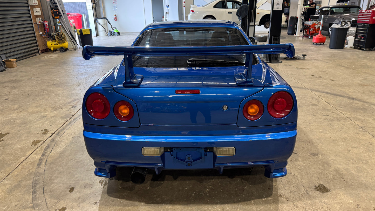 1998 Nissan Skyline R34 Bayside Blue - GTT