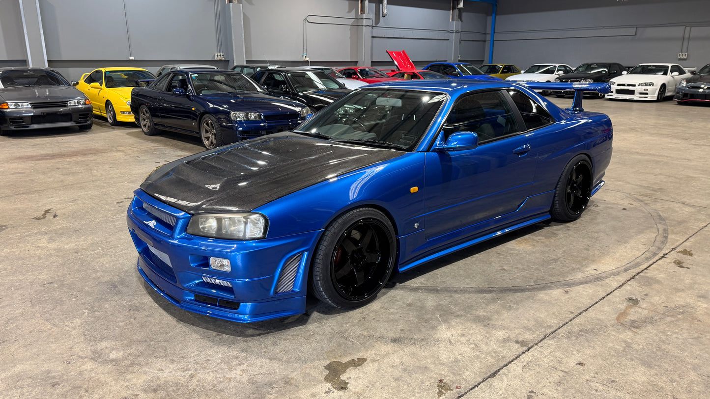 1998 Nissan Skyline R34 Bayside Blue - GTT