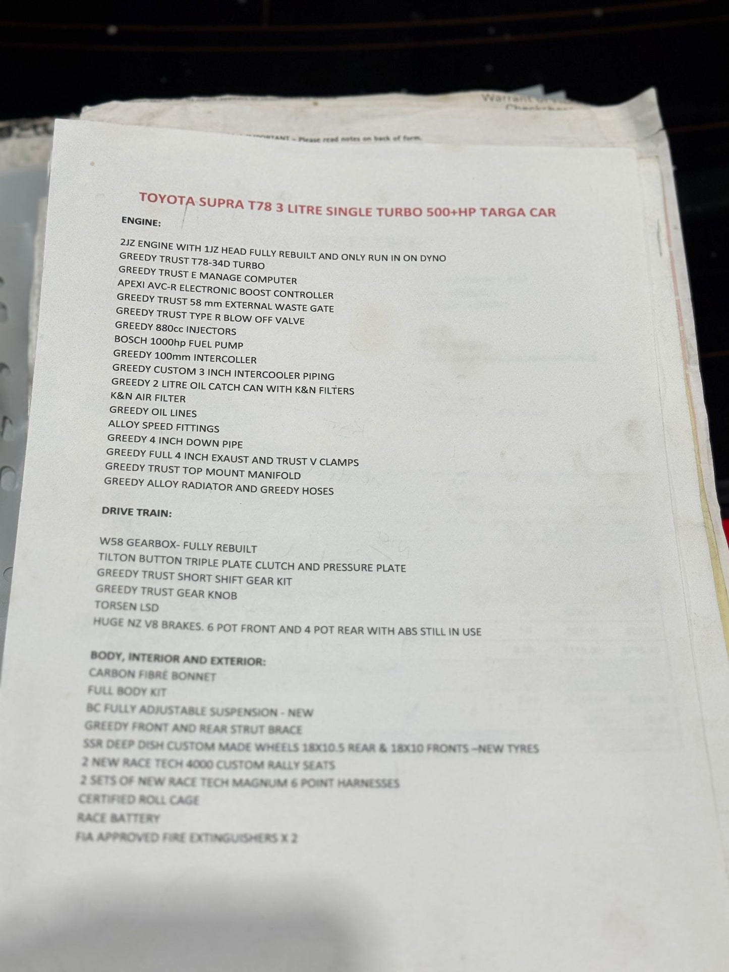 1995 Toyota Supra - 500HP - AbFlug