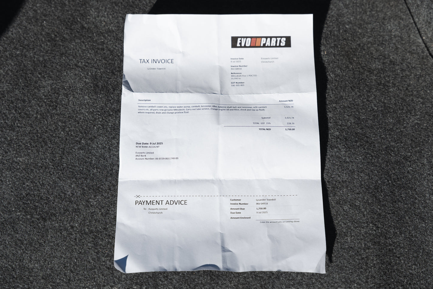 1993 Mitsubishi Lancer Evolution 1 Gsr