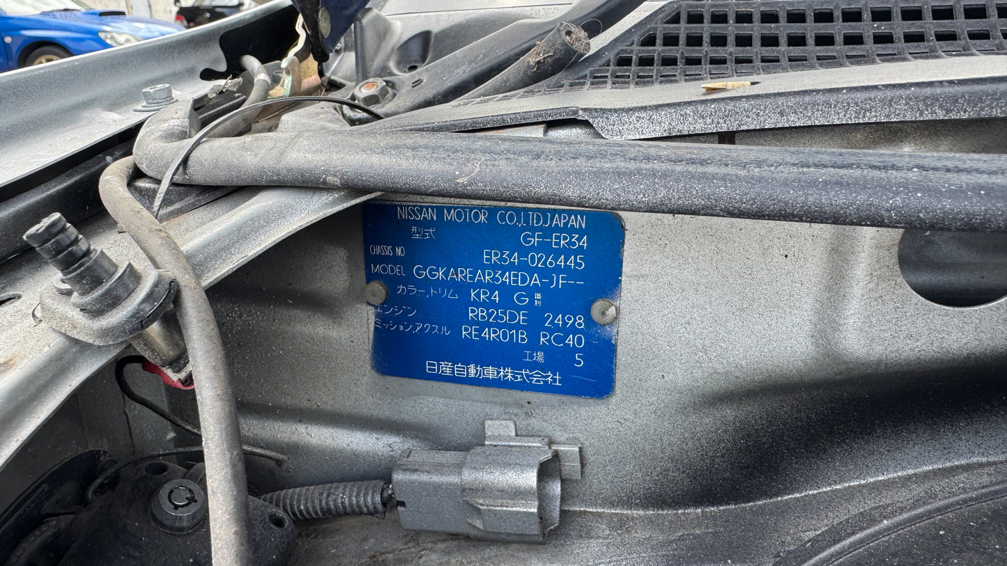 1999 Nissan Skyline R34 - RB26dett
