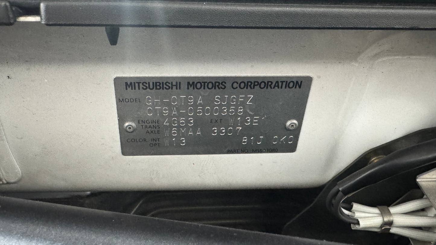 2006 Mitsubishi Lancer Evo 9 MR