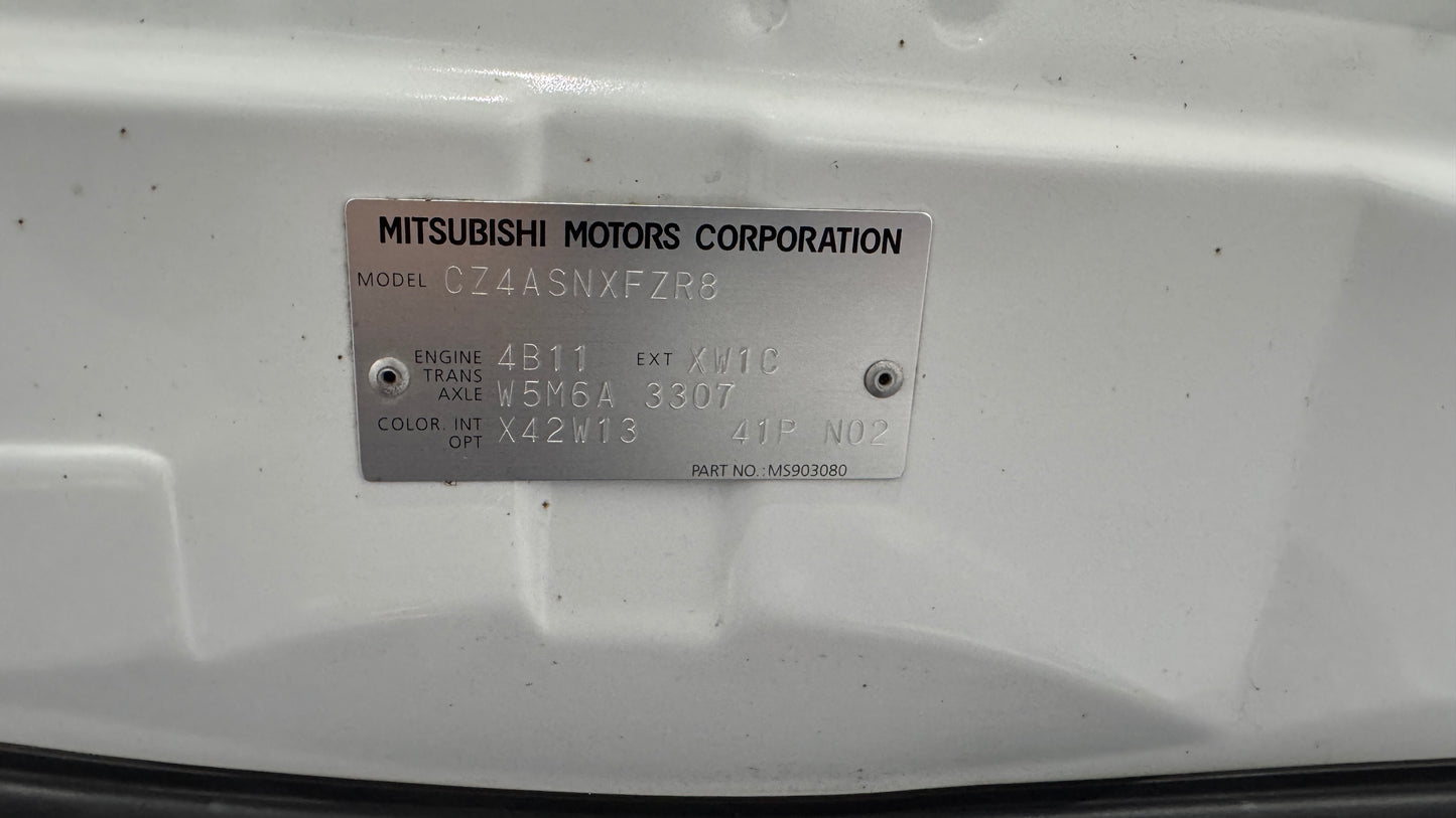 2015 Mitsubishi Lancer EVO X Final Edition